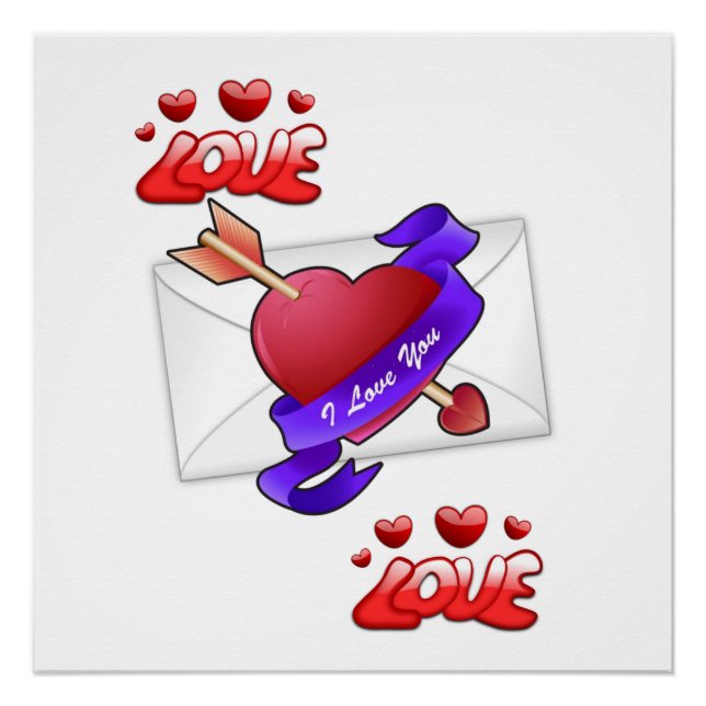 Pôster Dia de os namorados poster (Frente)