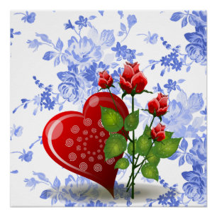 Pôster Dia de os namorados poster