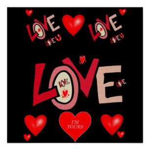 Pôster Dia de os namorados poster