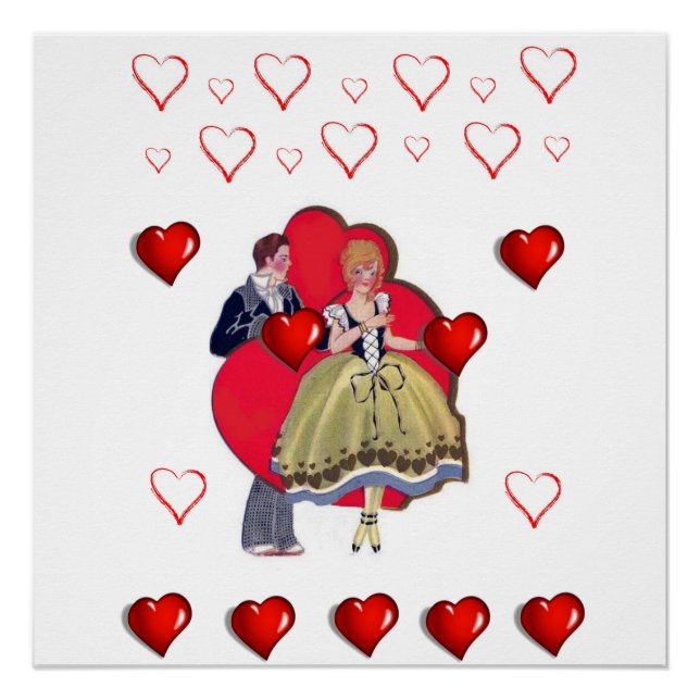 Pôster Dia de os namorados poster (Frente)