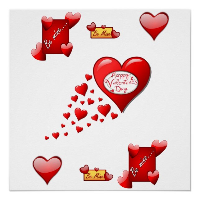 Pôster Dia de os namorados poster (Frente)