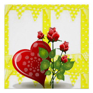 Pôster Dia de os namorados poster