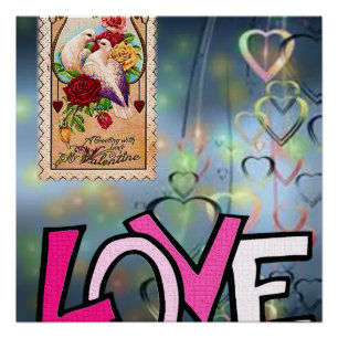 Pôster Dia de os namorados poster