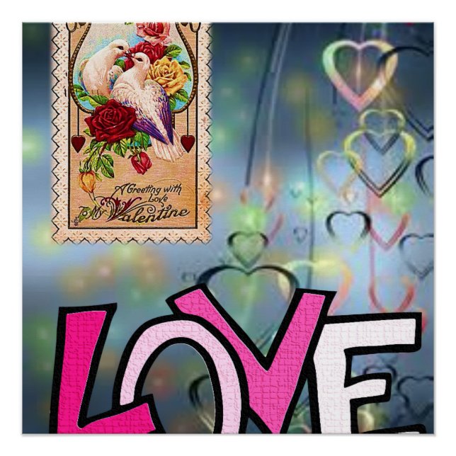 Pôster Dia de os namorados poster (Frente)