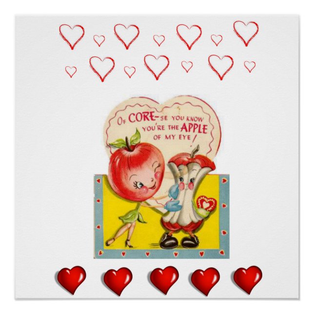 Pôster Dia de os namorados poster (Frente)