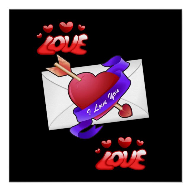 Pôster Dia de os namorados poster (Frente)