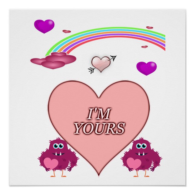 Pôster Dia de os namorados poster (Frente)