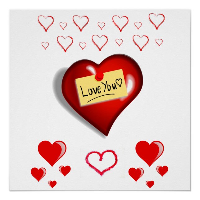 Pôster Dia de os namorados poster (Frente)