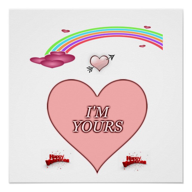 Pôster Dia de os namorados poster (Frente)