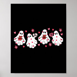 Poster Dia de os namorados Retro Ghost Boo Spookens Fanta