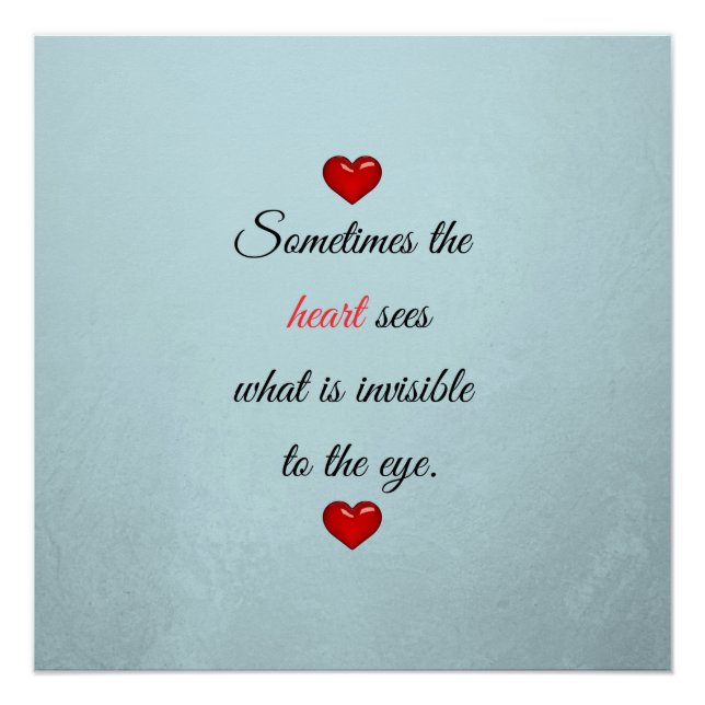 Pôster Dia de os namorados Santo vermelho (Frente)