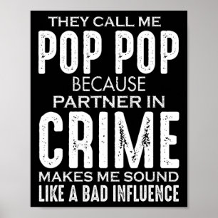 Poster Dia de os pais Chamam-Me Pop Pop