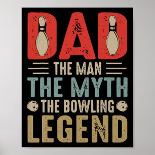 Poster Dia de os pais da Boliche do Pai Engraçado Bolny