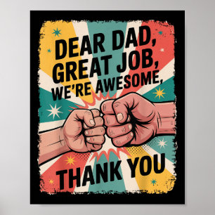 Poster Dia de os pais de de ponto de partida Caro Excele