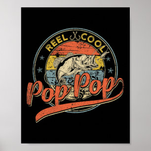 Poster Dia de os pais de pesca do Pop de de Pop Legal da
