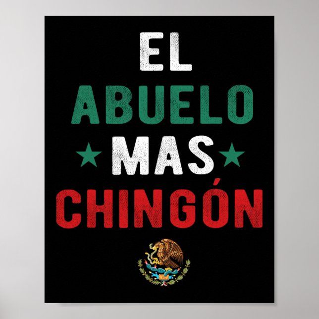 Poster Dia de os pais de Professores Espanhóis El Abuelo  (Frente)