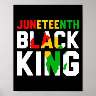 Poster Dia de os pais Incrível do Rei Negro Melanino