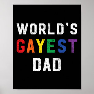 Poster Dia de os pais Lgbt Gayest Pai Gayest