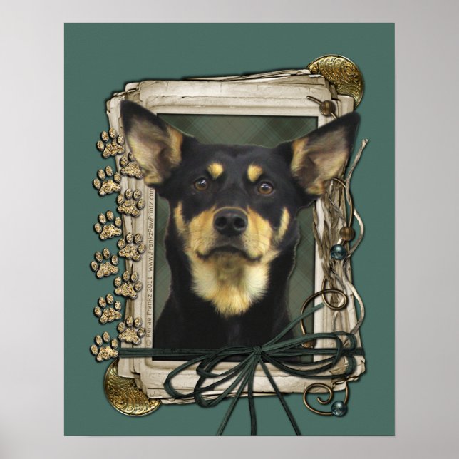 Pôster Dia de os pais - Pedras Pedras - Kelpie - Jude (Frente)