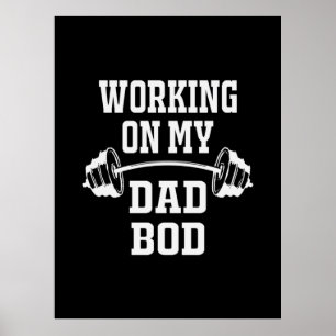 Poster Dia de os pais Trabalhando No Meu Pai