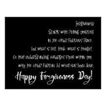 Dia de Perdão Feliz da Sabedoria Inspiradora