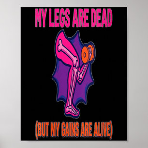 Poster Dia de perna feminina Pernas engraçadas são agênci