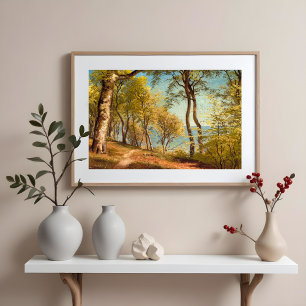 Poster Dia de primavera na floresta por Peder Mork Monste