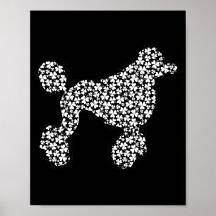 Poster Dia de São Patrício de Shamrock com grão-de-bico-c