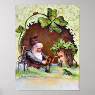 Pôster Dia de São Patrício do vintage