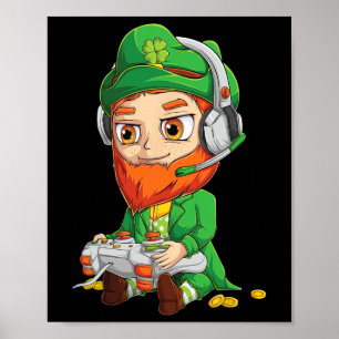 Poster Dia de São Patrício Engraçado Camisa Rapazes Vi