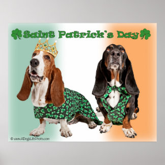 Poster Dia de São Patrício feliz