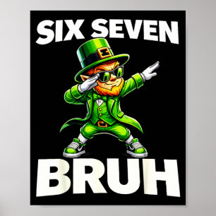 Poster Dia de São Patrício meninos 67 leprechaun dab seis