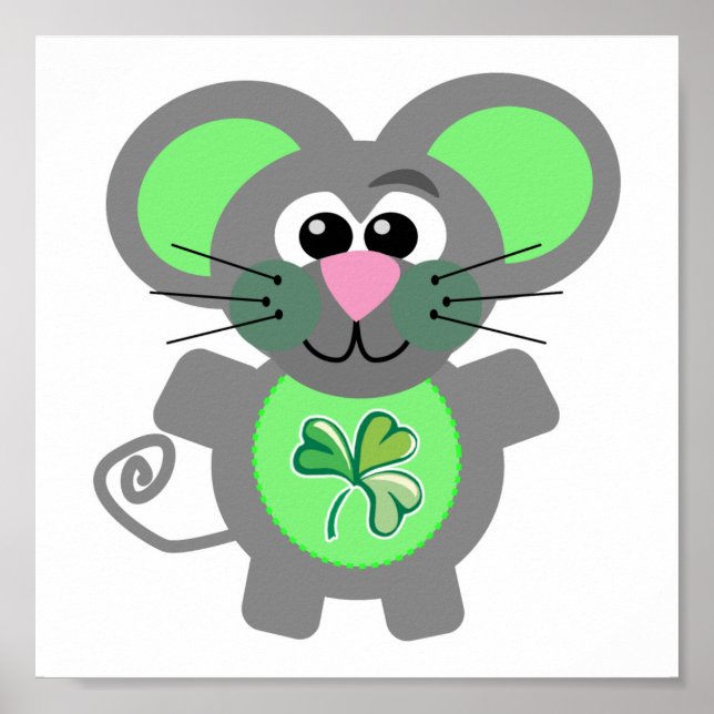 Poster Dia de São Patrício rato Goofkins (Frente)