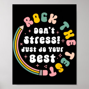 Poster Dia de Teste Agita O Dia de Teste do Professor