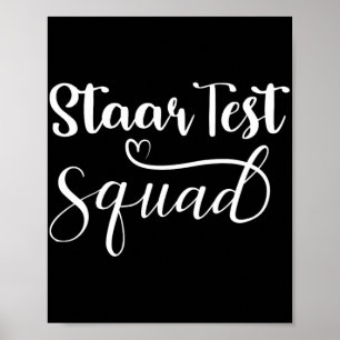 Poster Dia de Teste de Professores Engraçado no Esquadrão