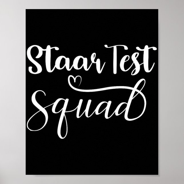 Poster Dia de Teste de Professores Engraçado no Esquadrão (Frente)