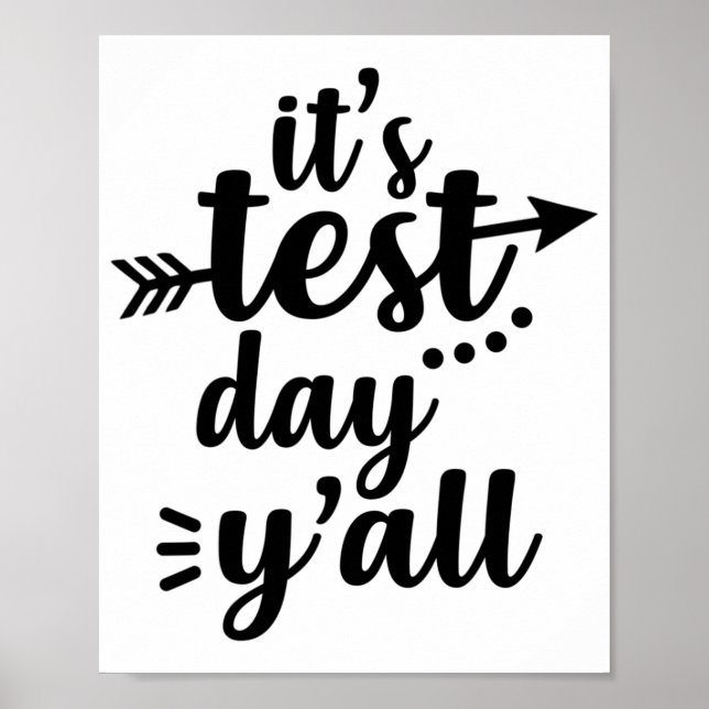 Poster Dia de Teste É Professor de Exame no Dia de Teste (Frente)