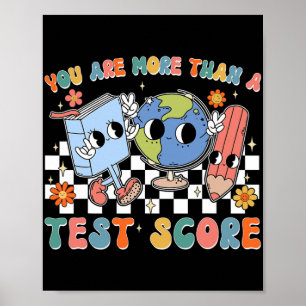 Poster Dia De Teste Escolar Você É Mais Do Que Um Teste
