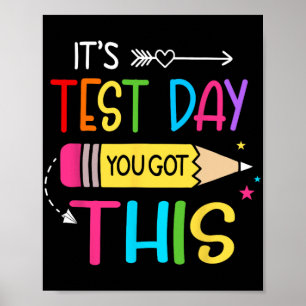 Poster Dia De Teste Que Você Tem Este Professor No Dia De