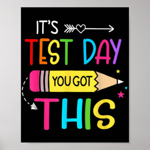 Poster Dia De Teste Que Você Tem Este Professor No Dia De