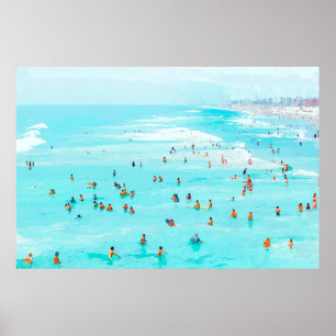 Poster Dia de verão quente