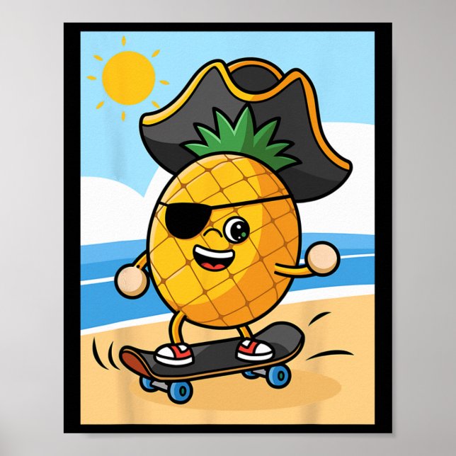 Poster Dia Divertido de Falar como um Pirata - Abacate de (Frente)