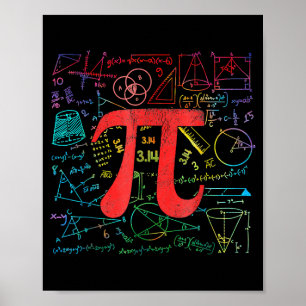 Poster Dia Divertido do Pi Equação Matemática Professor A