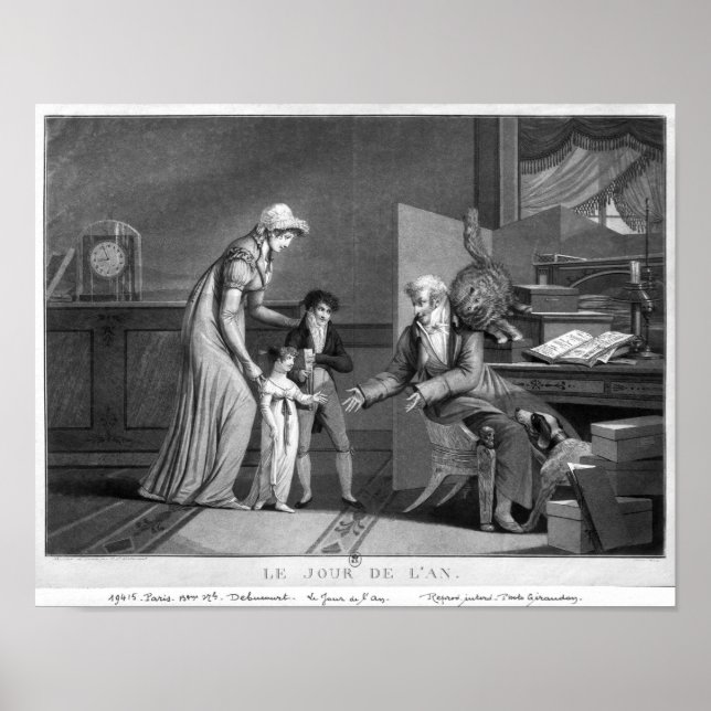 Poster Dia do ano novo, 1807 (Frente)