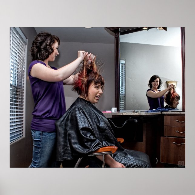 Pôster Dia do cabelo ruim (Frente)