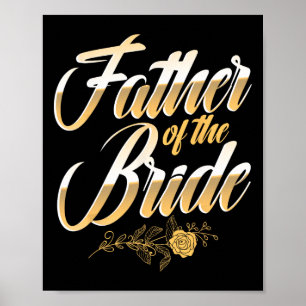 Poster Dia Do Casamento Pai Da Noiva Bri