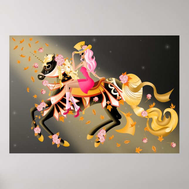 Poster Dia do Cavalo Morto e Senhora (Frente)