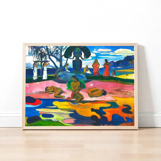 Poster Dia do Deus (Mahana no atua) por Paul Gauguin (Criador carregado)