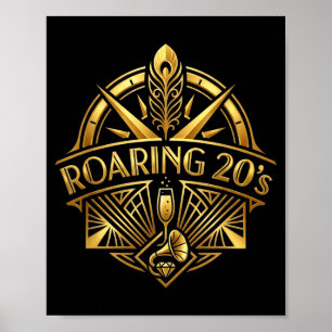 Poster Dia do Espírito dos Anos 20 de Gatsby o Grande