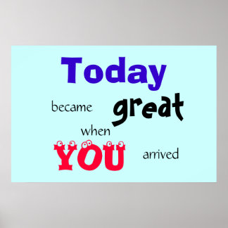 Pôster Dia do excelente